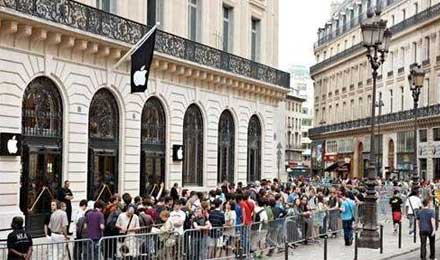法国民众占领零售店逼苹果支付爱尔兰155亿美元历史欠税