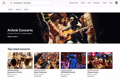继续加码音乐业务：Airbnb给“音乐现场”带来新可能