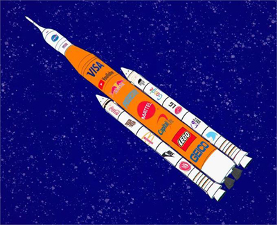 NASA也要招商了：火箭机身植入广告，宇航员在太空代言